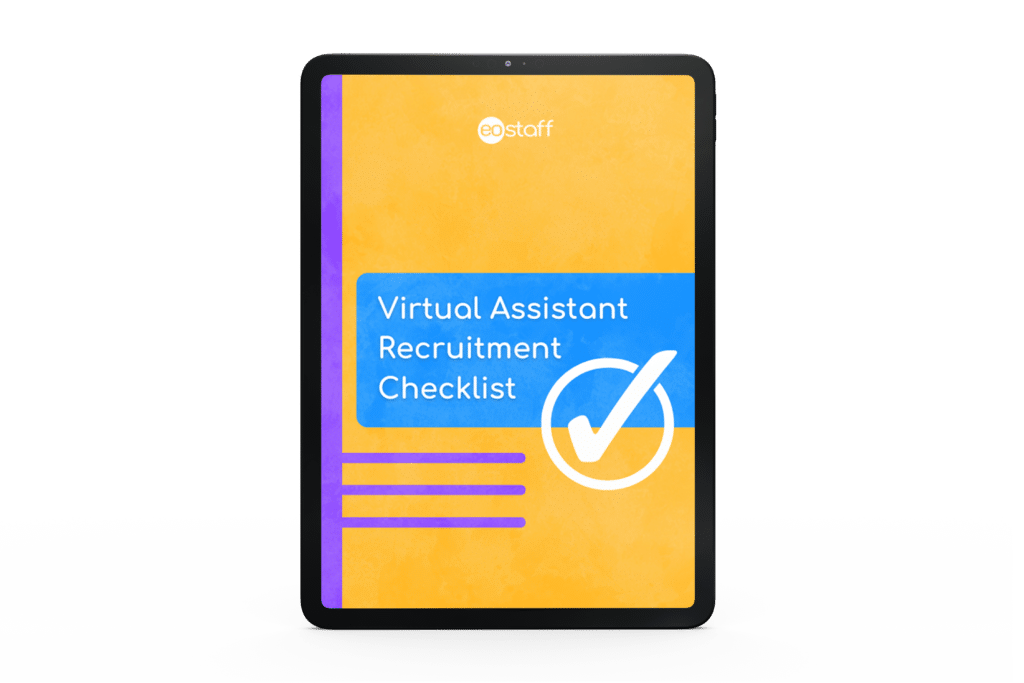 Virtual Assistant Recruitment Checklist Tablet